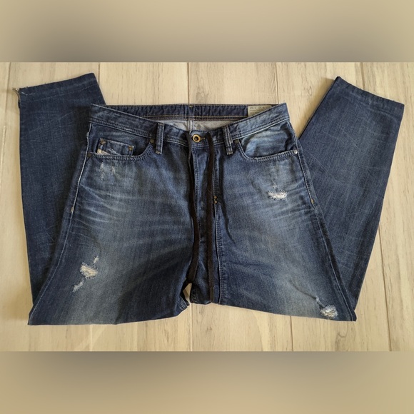 Diesel Other - Diesel Trucker Distressed Jeans W30 L32 Dark Wash